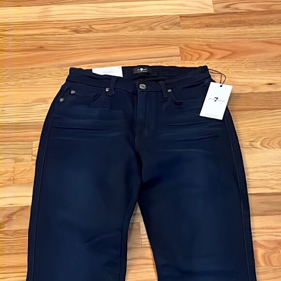 7 for all Mankind Kimmie Straight Leg Slim Illusion Luxe size 27 - Picture 2 of 12